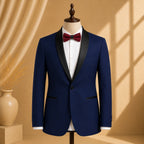 YATHOCHIT Premium Dark Blue Tuxedo Blazer for Men