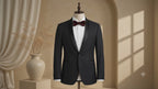 YATHOCHIT Premium Black Tuxedo Blazer for Men