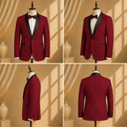 YATHOCHIT Premium Red Tuxedo Blazer for Men