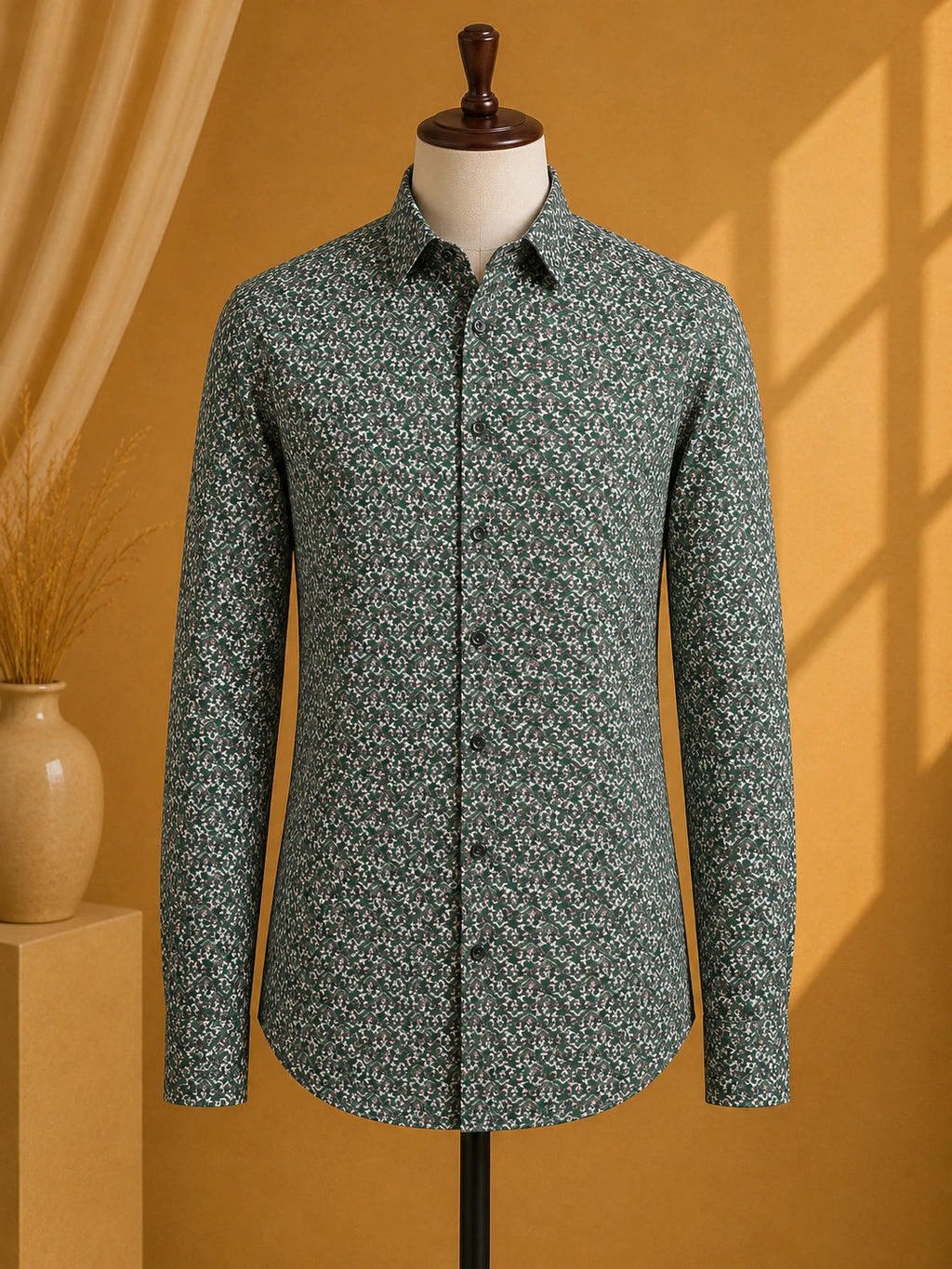 Premium Men's Cotton Printed Shirt | Luxury Cotton Shirt for Casual, Wedding & Party Wear