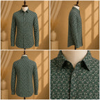 Premium Men's Cotton Printed Shirt | Luxury Cotton Shirt for Casual, Wedding & Party Wear