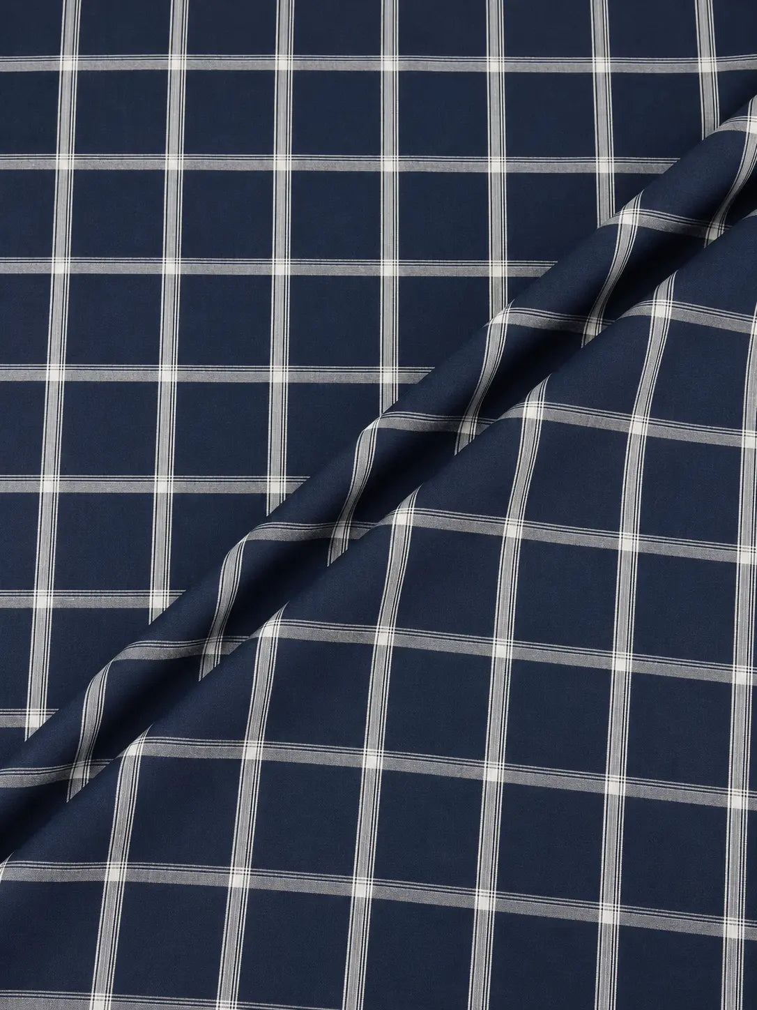 Premium Men's Cotton Shirt Blue Checks | Luxury Cotton Shirt for Casual, Wedding & Party Wear