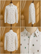 Premium Men's Cotton Printed Shirt | Luxury Cotton Shirt for Casual, Wedding & Party Wear