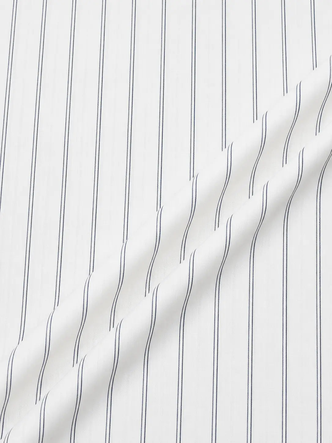 Premium Men's Cotton Shirt White Stripes | Luxury Cotton Shirt for Casual, Wedding & Party Wear