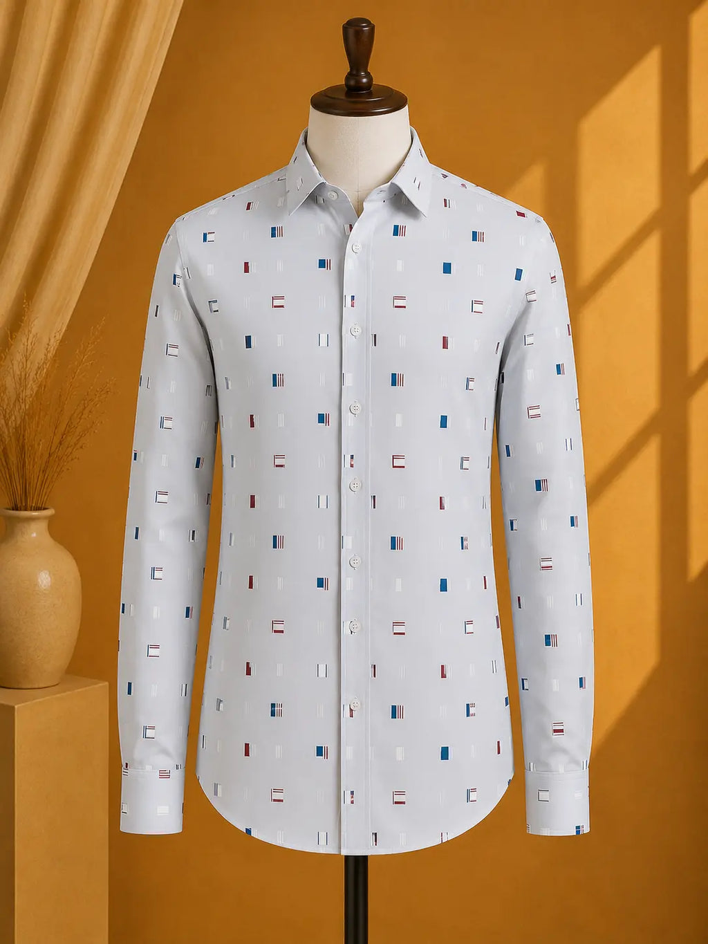 Premium Men's Cotton Printed Shirt | Luxury Cotton Shirt for Casual, Wedding & Party Wear