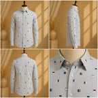 Premium Men's Cotton Printed Shirt | Luxury Cotton Shirt for Casual, Wedding & Party Wear