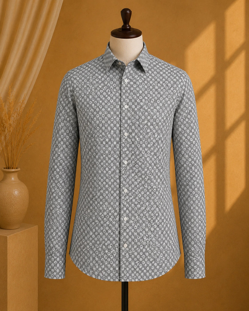 Premium Men's Cotton Printed Shirt | Luxury Cotton Shirt for Casual, Wedding & Party Wear